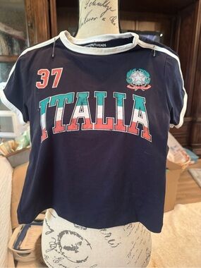 Grayson threads small nwt Italia Graphic Tee - Navy